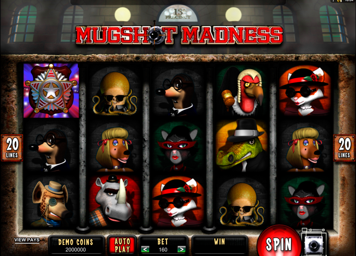 mugshot madness microgaming
