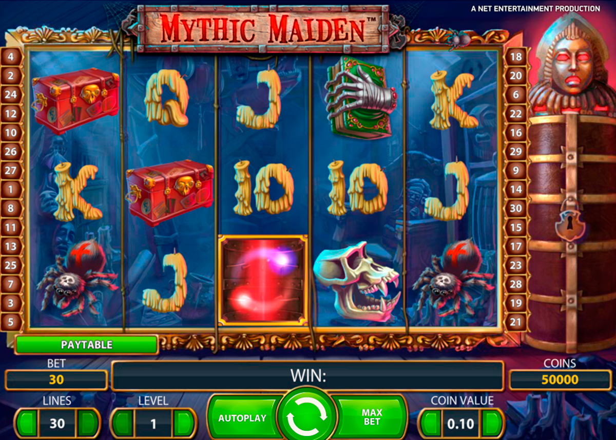 mythic maiden netent