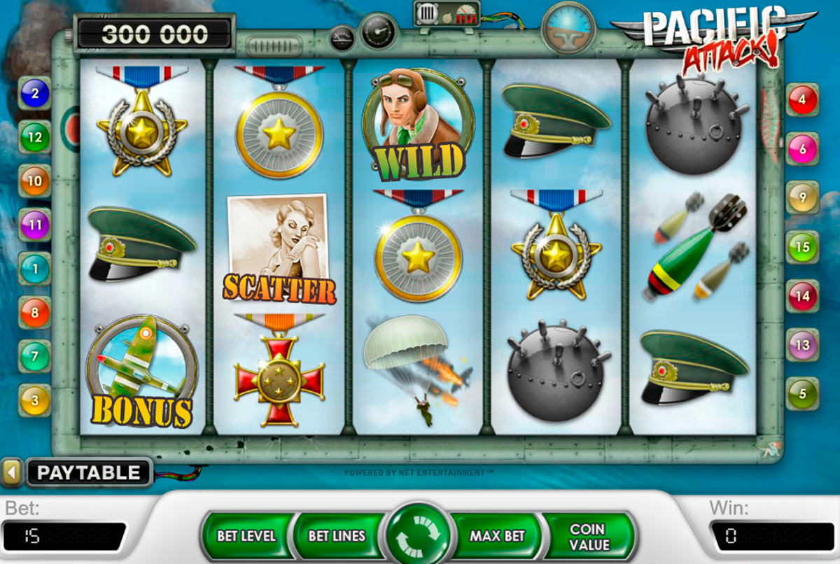 pacific attack netent