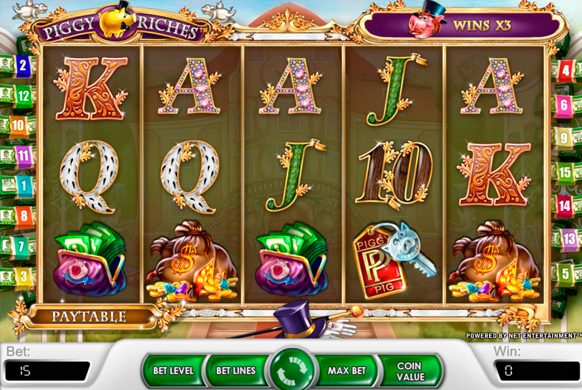 piggy riches netent