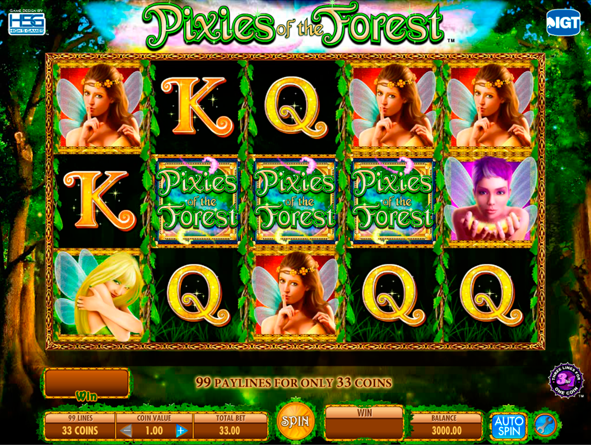 pixies of the forest igt 