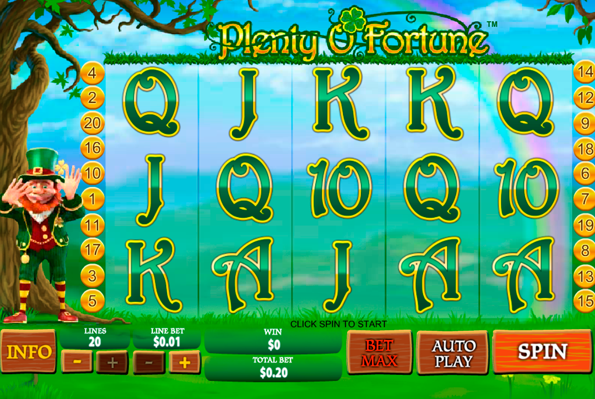 plenty o fortune playtech