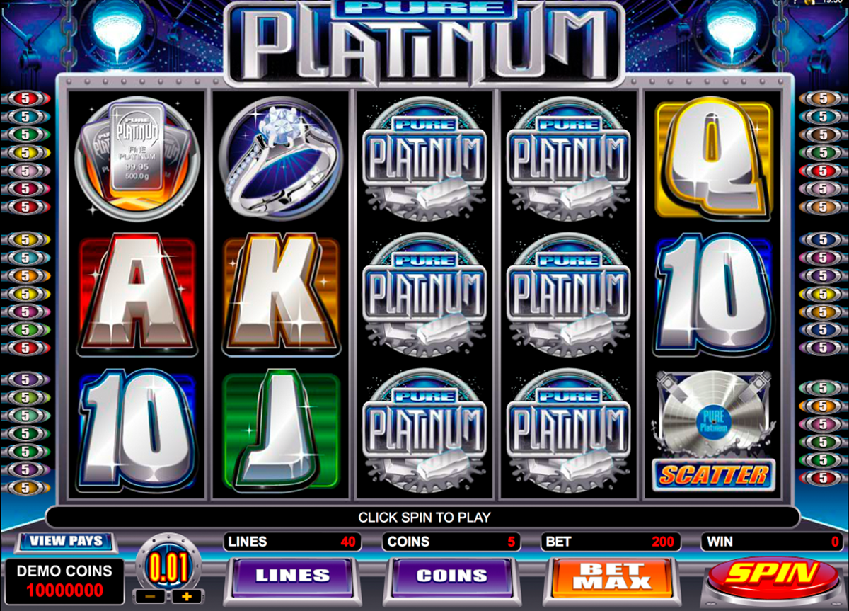 pure platinum microgaming
