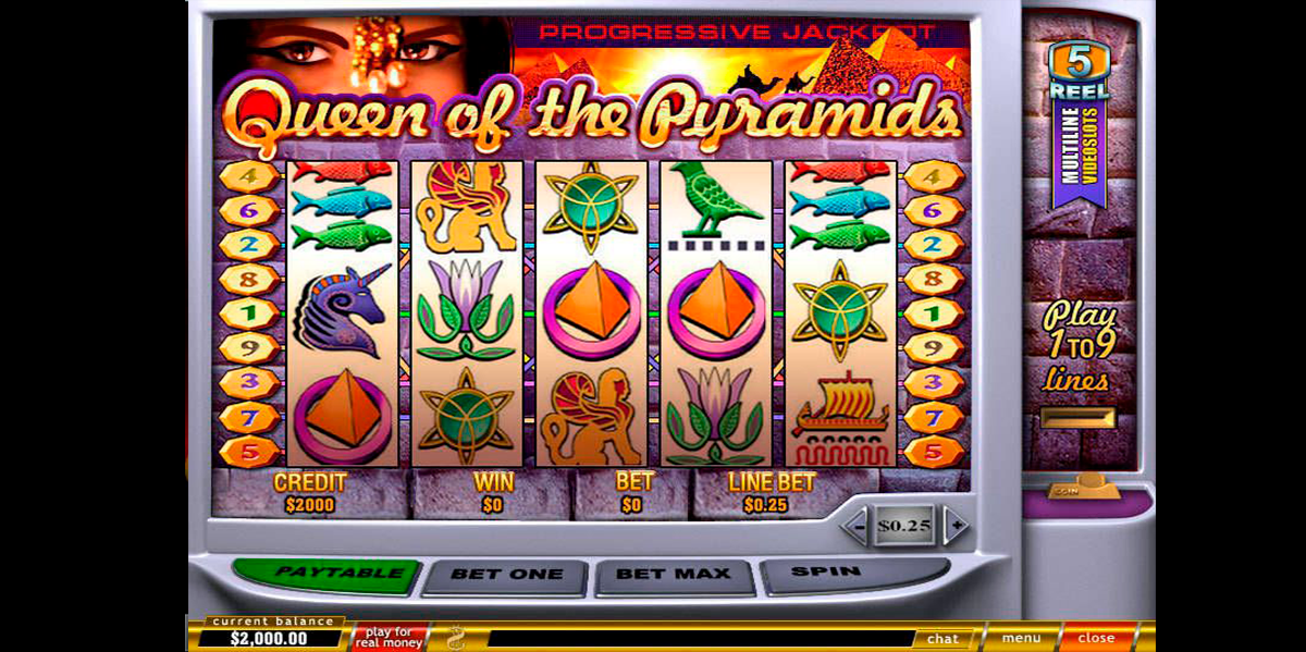 queen of pyramids playtech