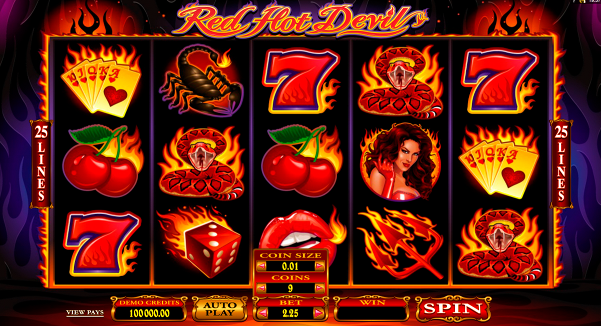 red hot devil microgaming