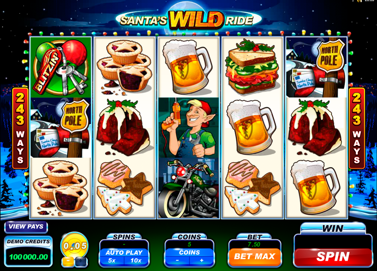 santas wild ride microgaming