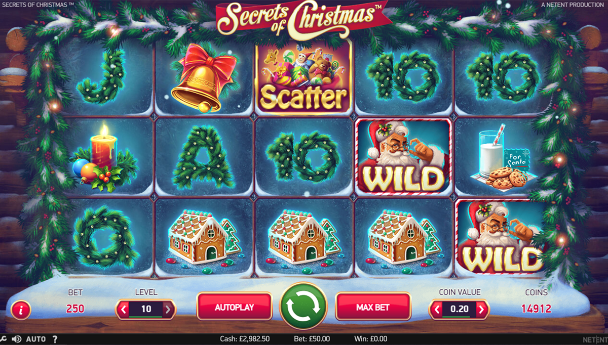 secrets of christmas netent