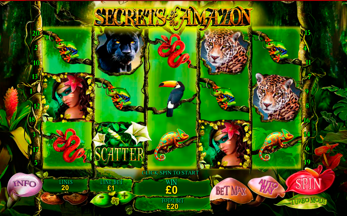 secrets of the amazon playtech
