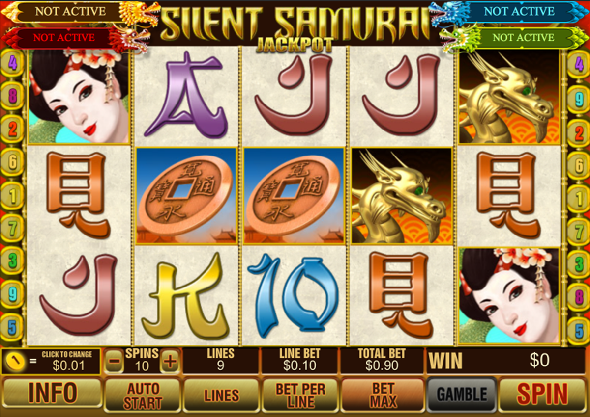 silent samurai jackpot playtech