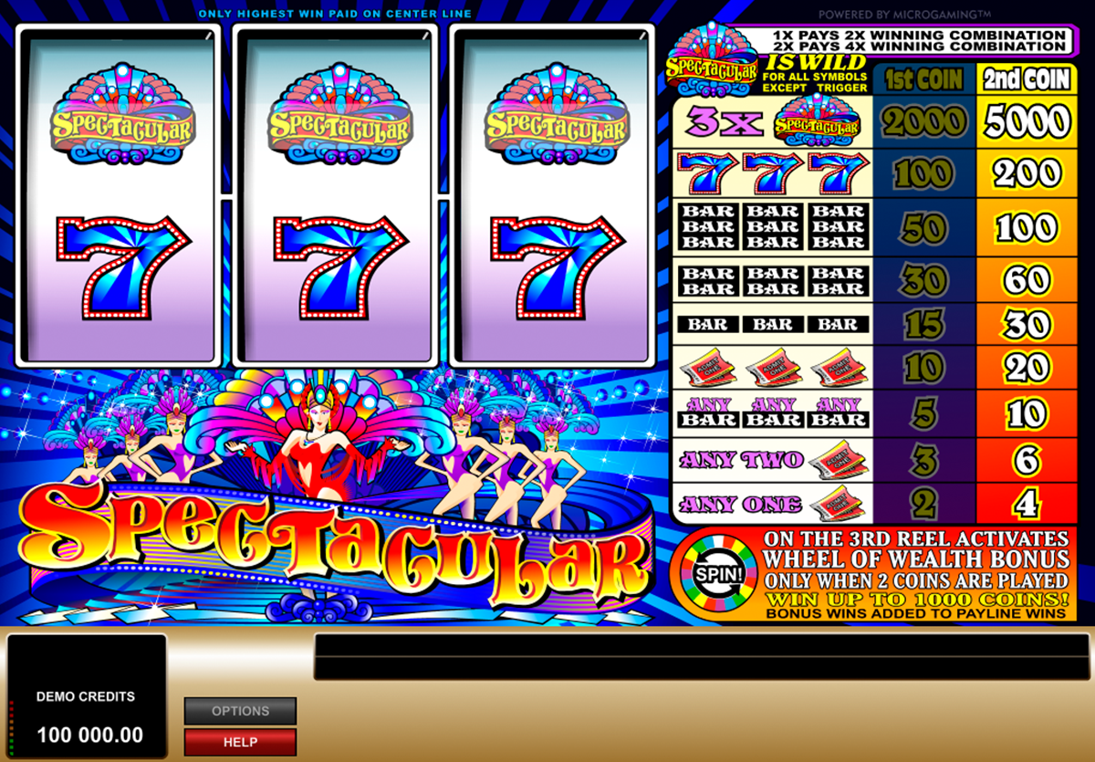spectacular microgaming