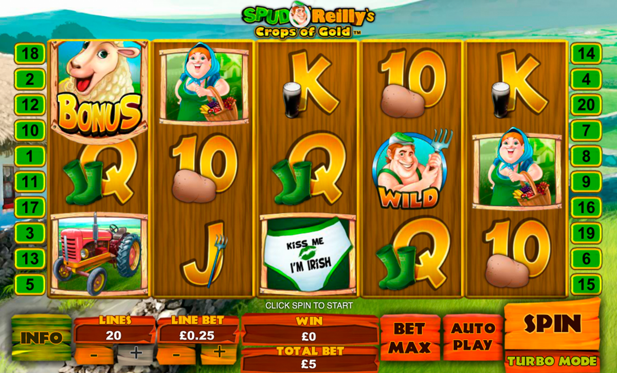 spud oreillys crops of gold playtech