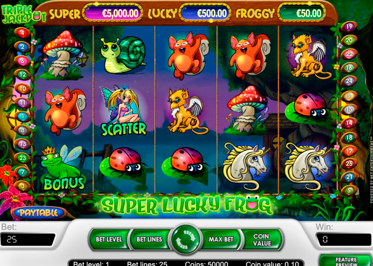 super lucky frog netent