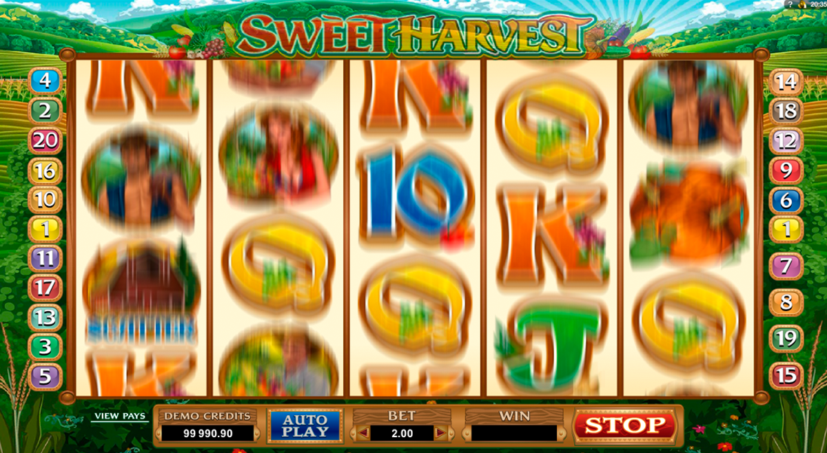 sweet harvest microgaming