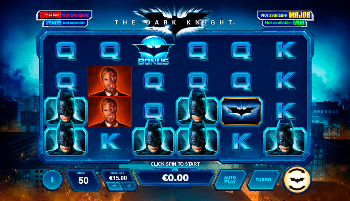the dark knight playtech
