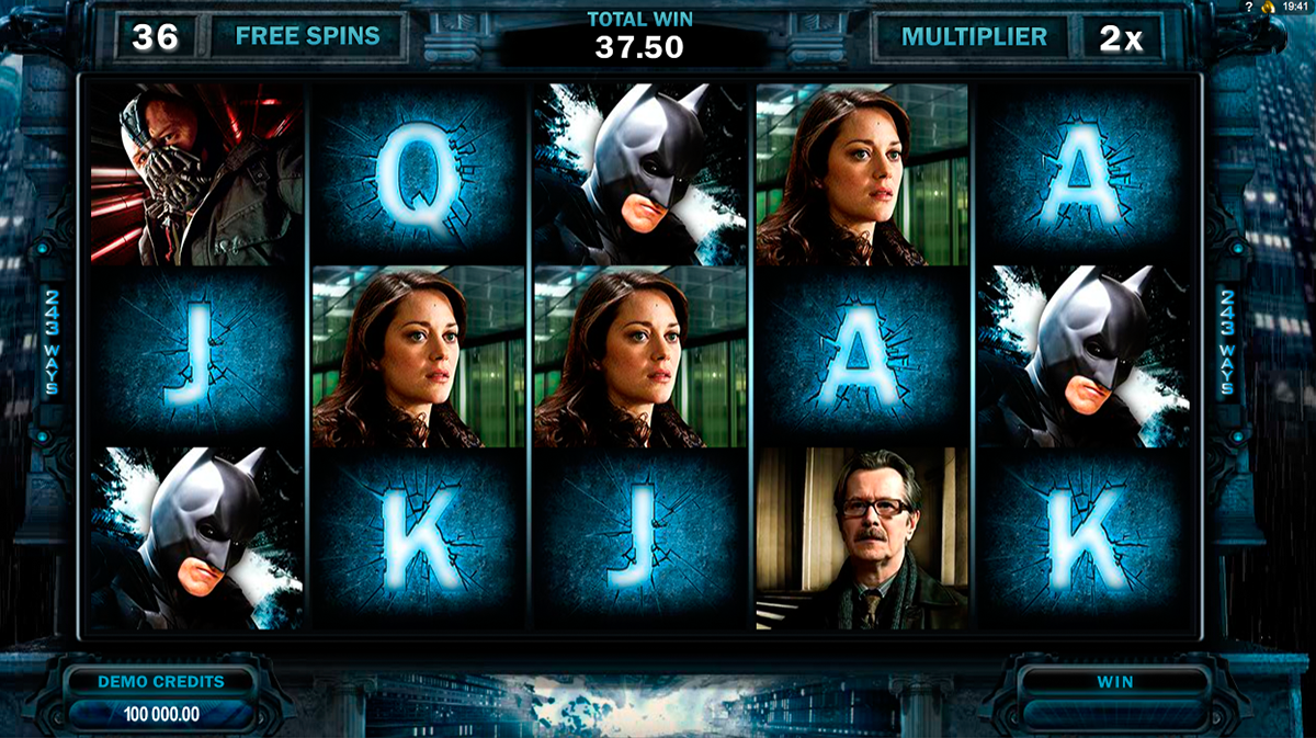 the dark knight rises microgaming