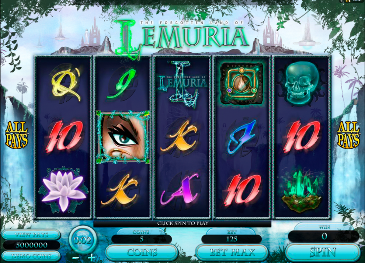 the land of lemuria microgaming