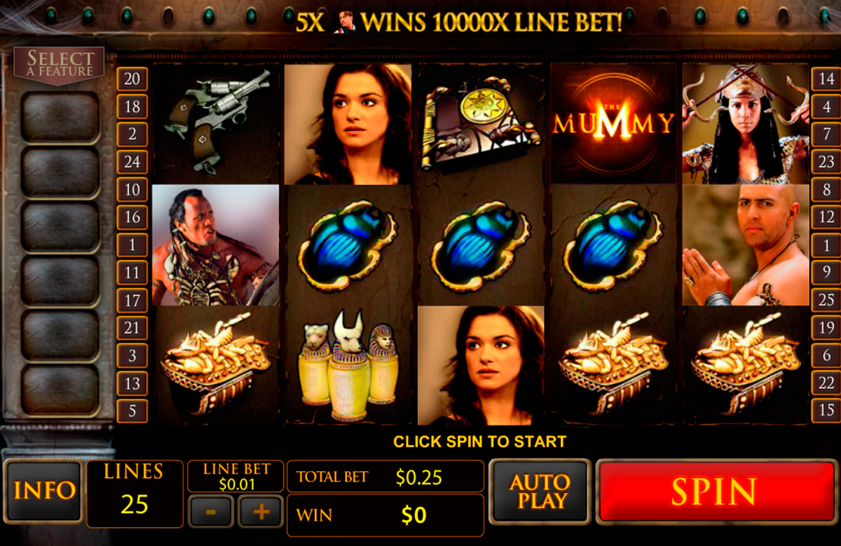 the mummy playtech