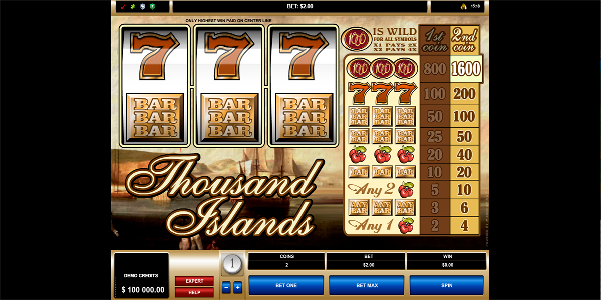 thousand islands microgaming