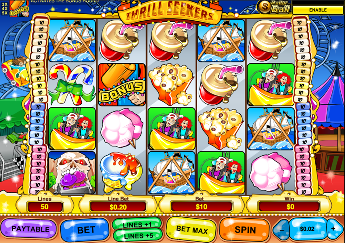 thrill seekers playtech