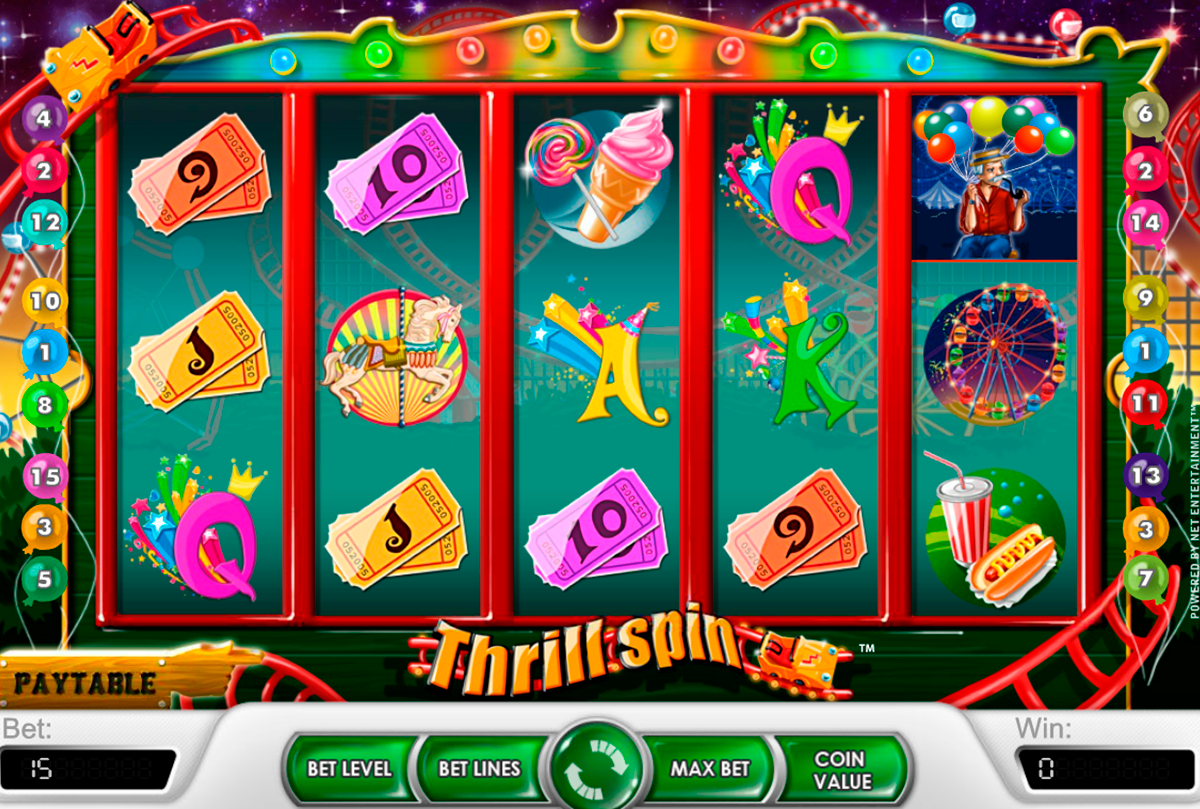thrill spin netent