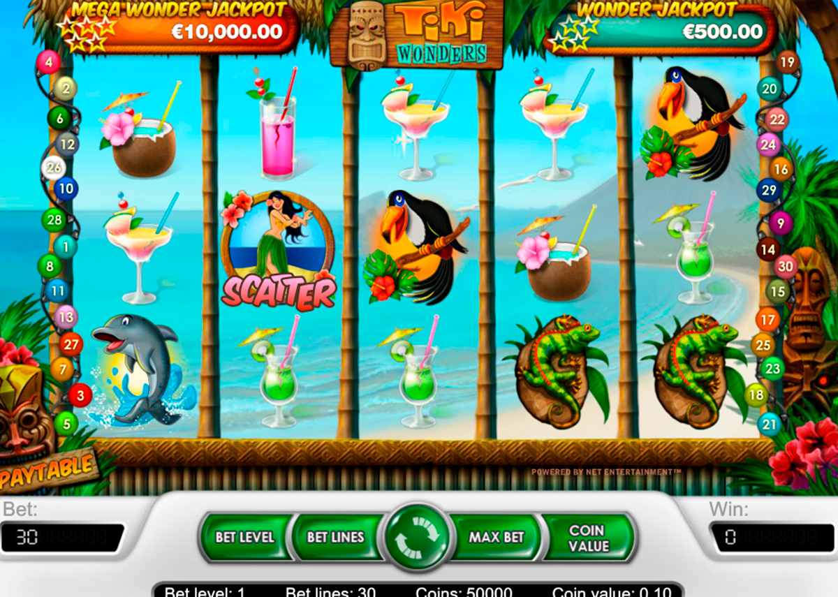 tiki wonders netent