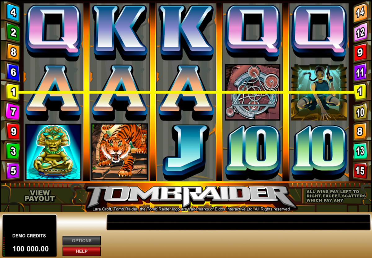 tomb raider microgaming