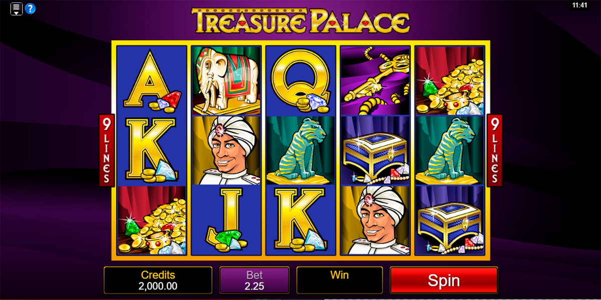 treasure palace microgaming