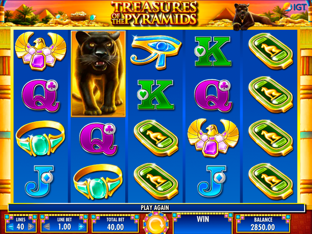 treasures of the pyramids igt