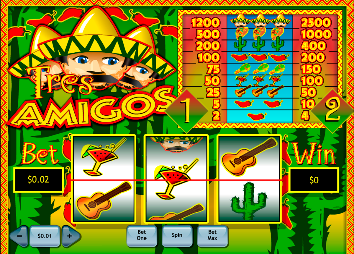 tres amigos playtech
