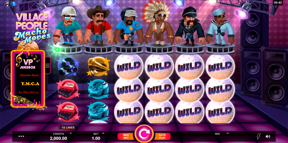 village people macho moves microgaming