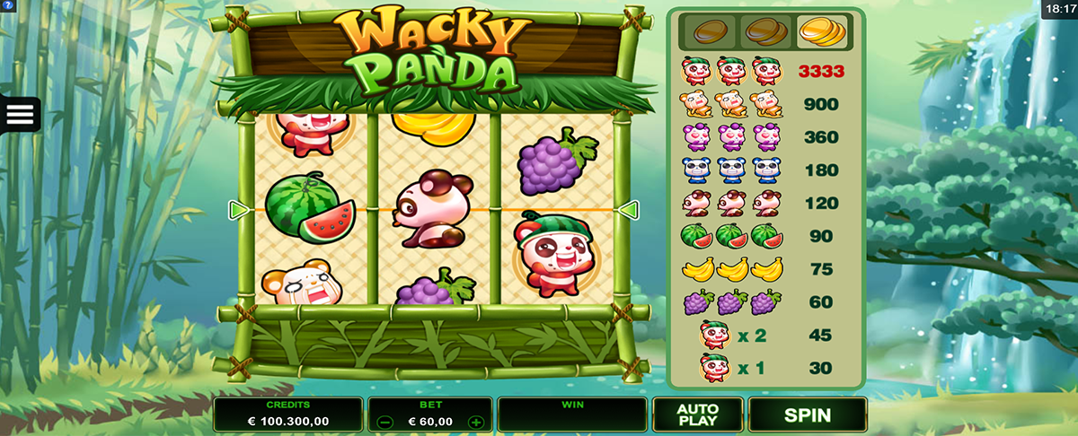 wacky panda microgaming