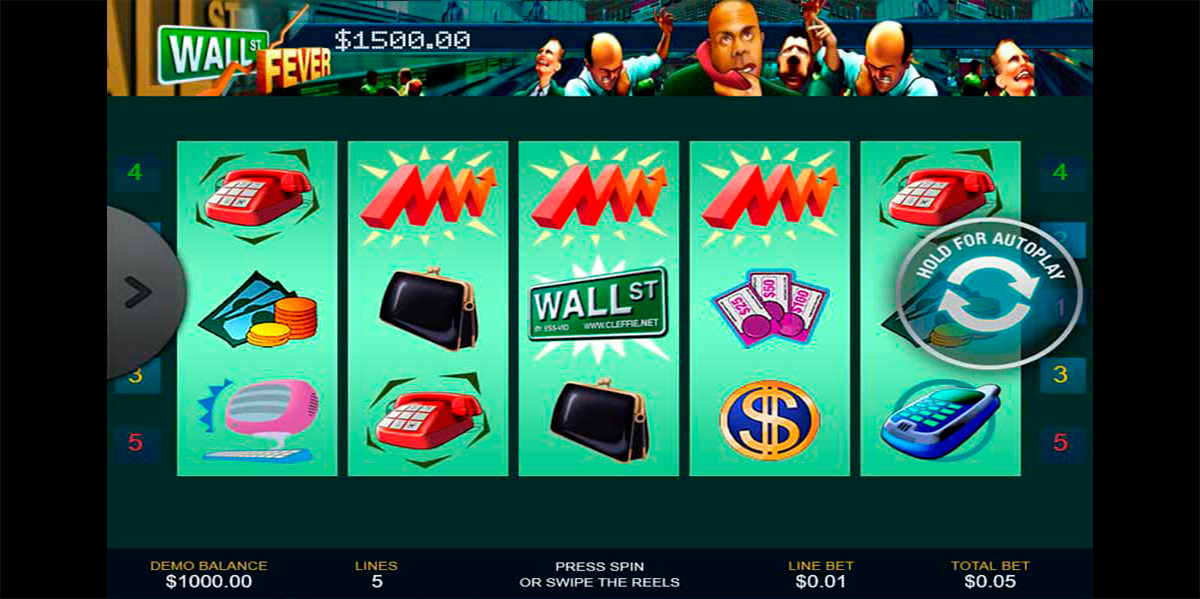 wallstreet fever playtech