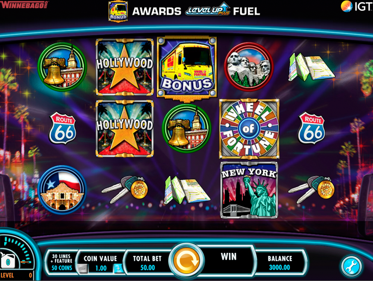 wheel of fortune on tour igt