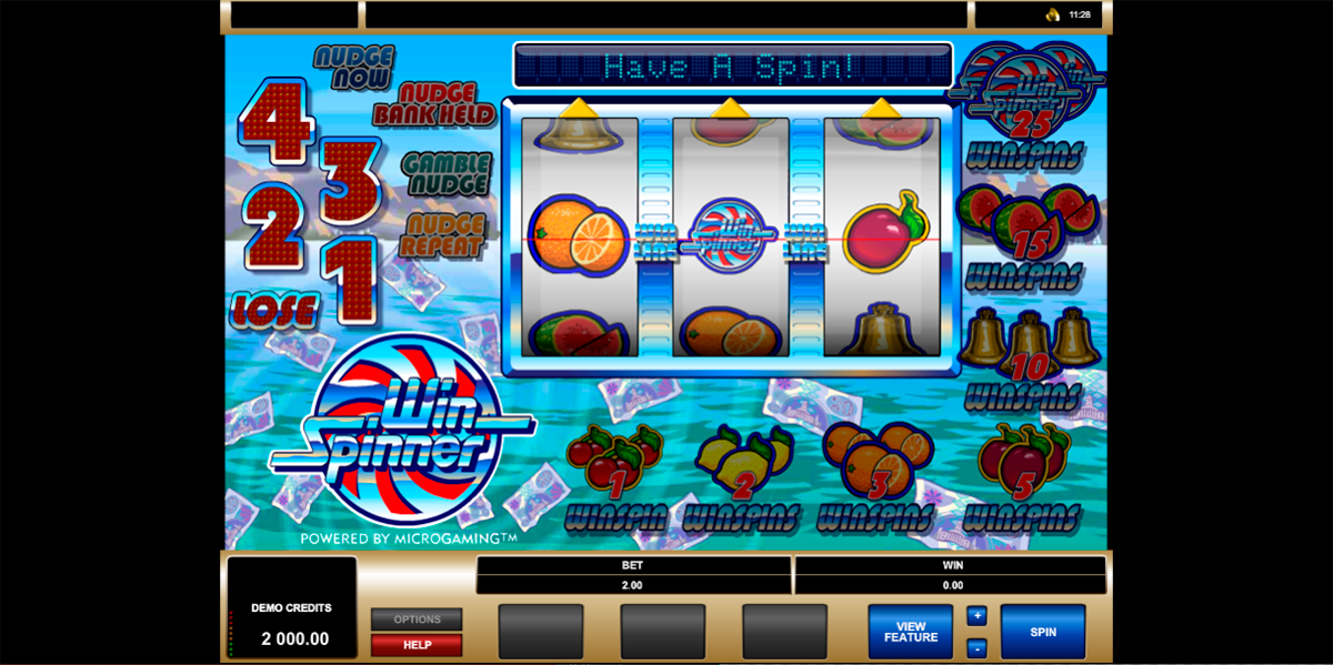 win spinner microgaming