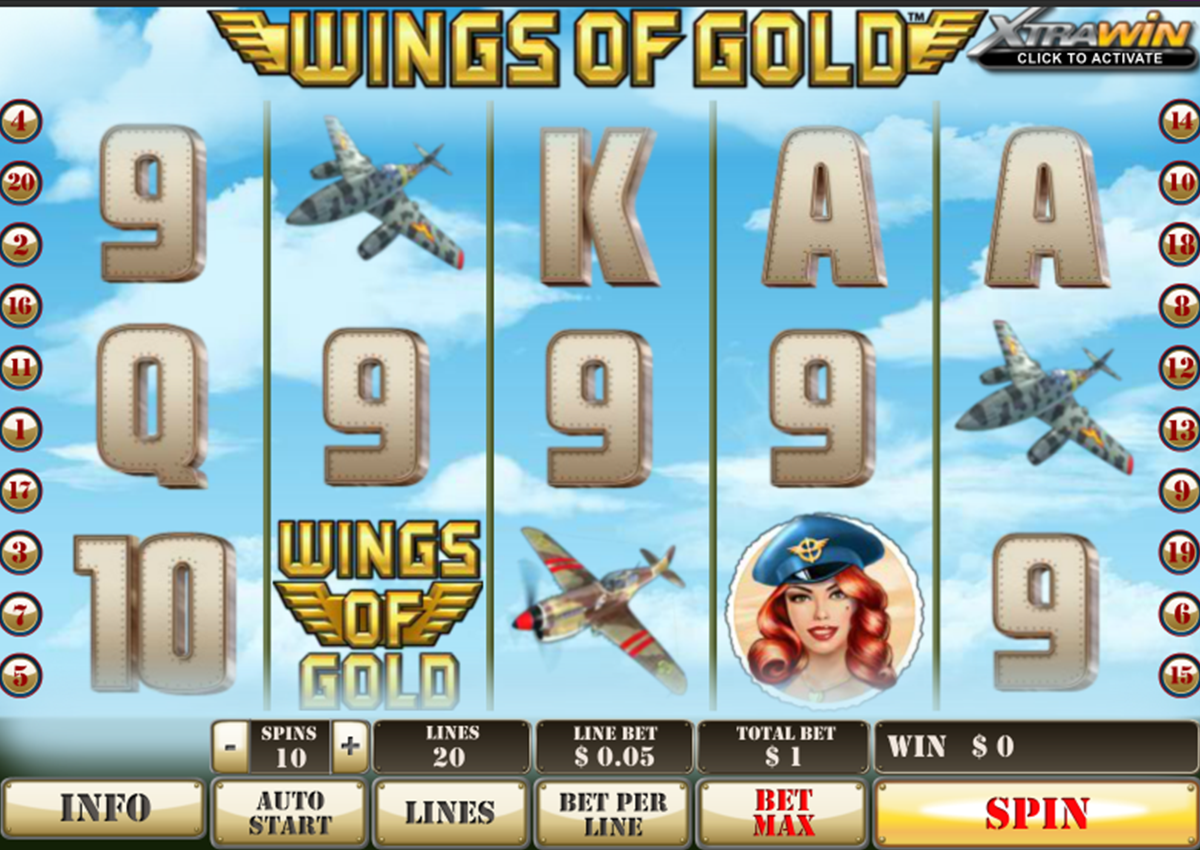 wings of gold playtech