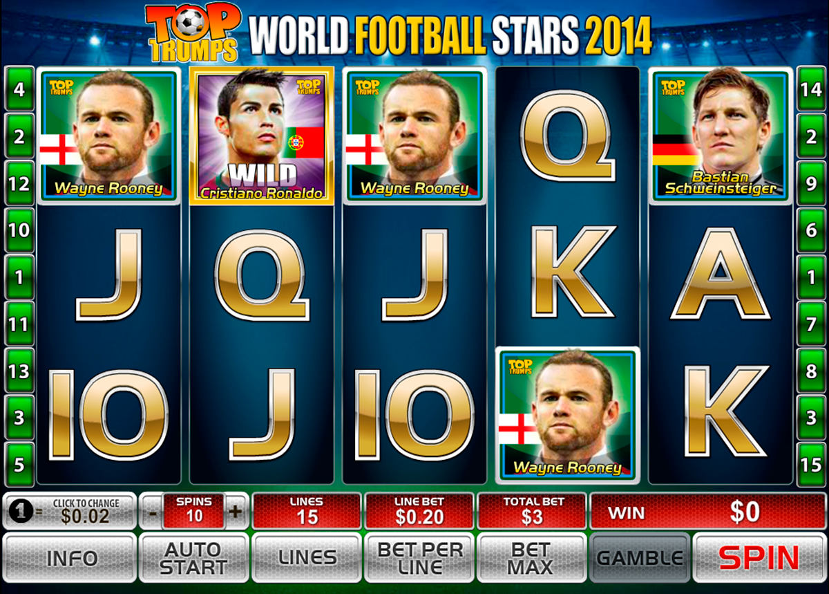 world football stars 2014 playtech