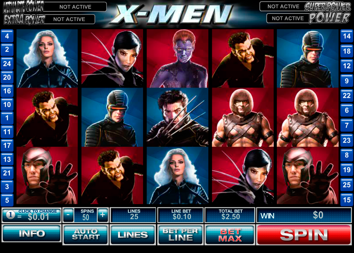 xmen playtech
