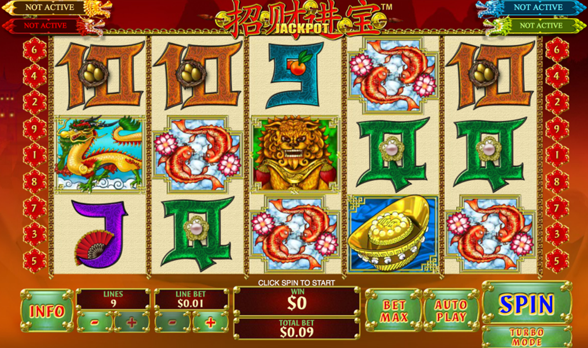 zhao cai jin bao jackpot playtech